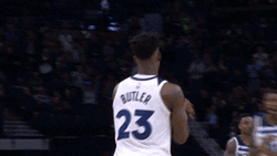 Jimmy Butler Jump In His Teammates GIF
