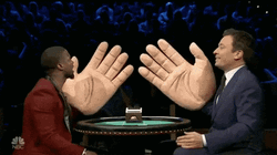 Jimmy Fallon And Kevin Hart Nepotism GIF