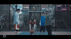 Jimmy Fallon Basketball Punt Kick GIF
