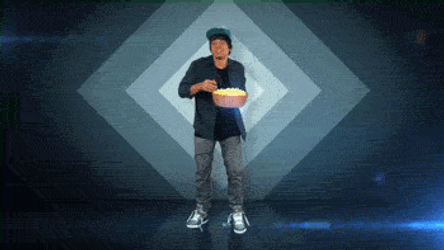 Jimmy Fallon Eating Popcorn Meme GIF