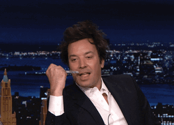 Jimmy Fallon Fake Smoking GIF