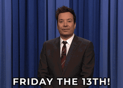 Jimmy Fallon Friday The 13Th Meme GIF