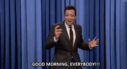 Jimmy Fallon Funny Edited Face Good Morning Team GIF | GIFDB.com