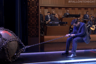 Jimmy Fallon Funny Falling GIF