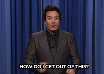 Jimmy Fallon Head Down How To Dodge This GIF