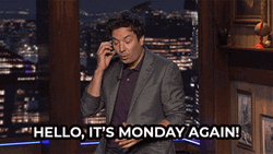Jimmy Fallon Hello Monday GIF
