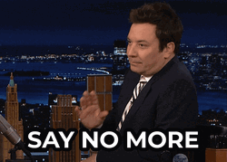 Jimmy Fallon Just Say No More GIF