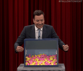 Jimmy Fallon Peeps GIF