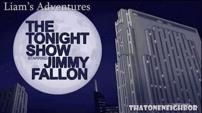 Jimmy Fallon Tonight Show Poster GIF
