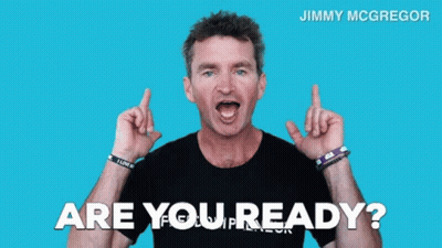 Jimmy Mcgregor Says Are You Ready While Pointing Up GIF