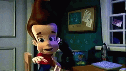 Jimmy Neutron Shaking His Hands GIF