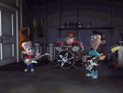 Jimmy Neutron With Carl Wheezer And Sheen Estevez GIF