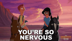 Jimmy Pesto Jr Tina Belcher Romantic Ride GIF