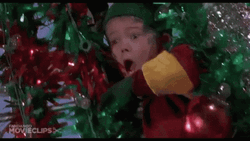 Jingle All The Way Falling Christmas Tree GIF