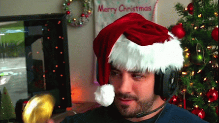 Jingle All The Way Nickmercs Holding Bells GIF