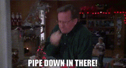 Jingle All The Way Pipe Down In There GIF