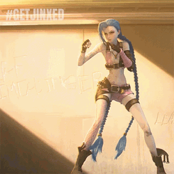 Jinx Arcane Boxing GIF