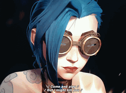 Jinx Arcane Come And Play GIF