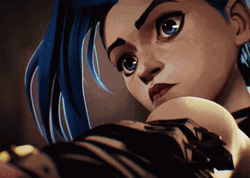 Jinx Arcane Head Turn GIF