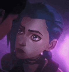 Jinx Arcane Stare GIF
