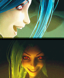 Jinx Firing Gun And Laughing GIF