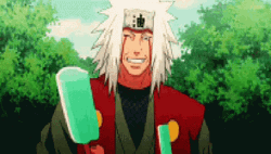 Jiraiya Enjoying Ice Cream GIF