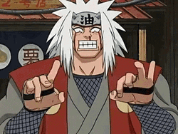 Jiraiya Frightening Expression GIF