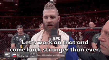 Jiri Prochazka Come Back Stronger GIF
