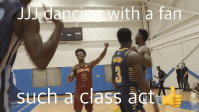 JJ Dances With Fan Such A Class Act Thumbs Up GIF