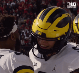 Jj Mccarthy Hugging Teammates GIF