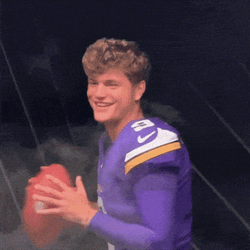 Jj Mccarthy Surrounded By Led Lights GIF