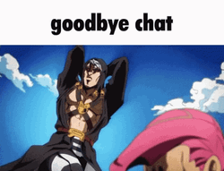 Jjba Goodbye Chat Risotto GIF
