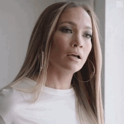 Jlo Large Earings Confused Look GIF