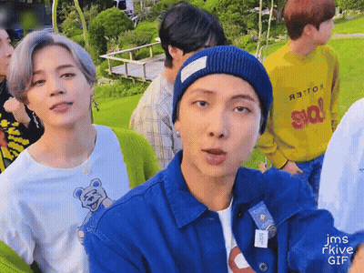 JMS Rkive People Standing In Park GIF