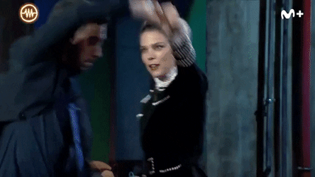 Joana Costa Dancing With A Man Salsa GIF