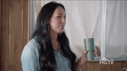 Joanna Gaines Holding A Cup