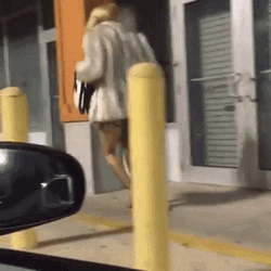 Joanne The Scammer Rolling Over The Pavement GIF