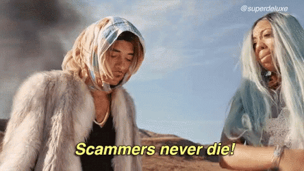 Joanne The Scammer Scammers Never Die GIF