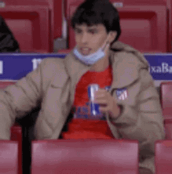 Joao Felix Drink Beer GIF