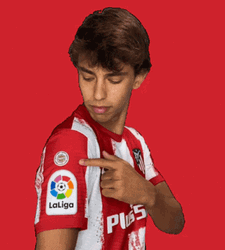 Joao Felix Flex His Uniform GIF