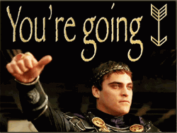 Joaquin Phoenix Down Goes Frazier GIF