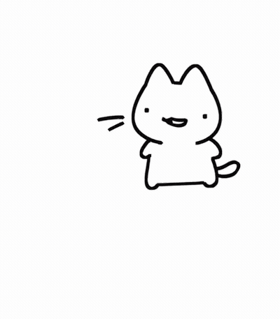 Job Application With Cat Drawing GIF