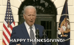 Joe Biden Animated Happy Thanksgiving GIF