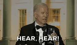 Joe Biden Cheers GIF
