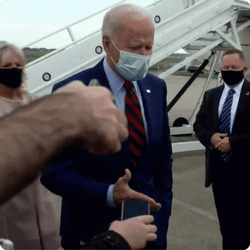 Joe Biden Falling Confused Interview GIF