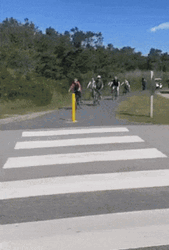 Joe Biden Falling On Bike GIF