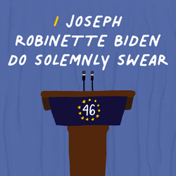 Joe Biden Inauguration Day Oath GIF