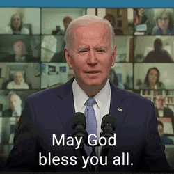 Joe Biden May God Bless You All GIF
