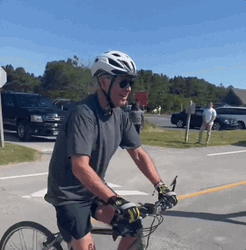 Joe Biden Stumbling On Bike