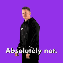 Joe Burrow Absolutely Not GIF